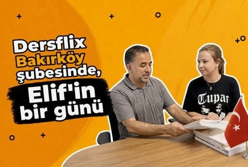 Öğrencimiz Elif'in Dersflix'te Bir Günü